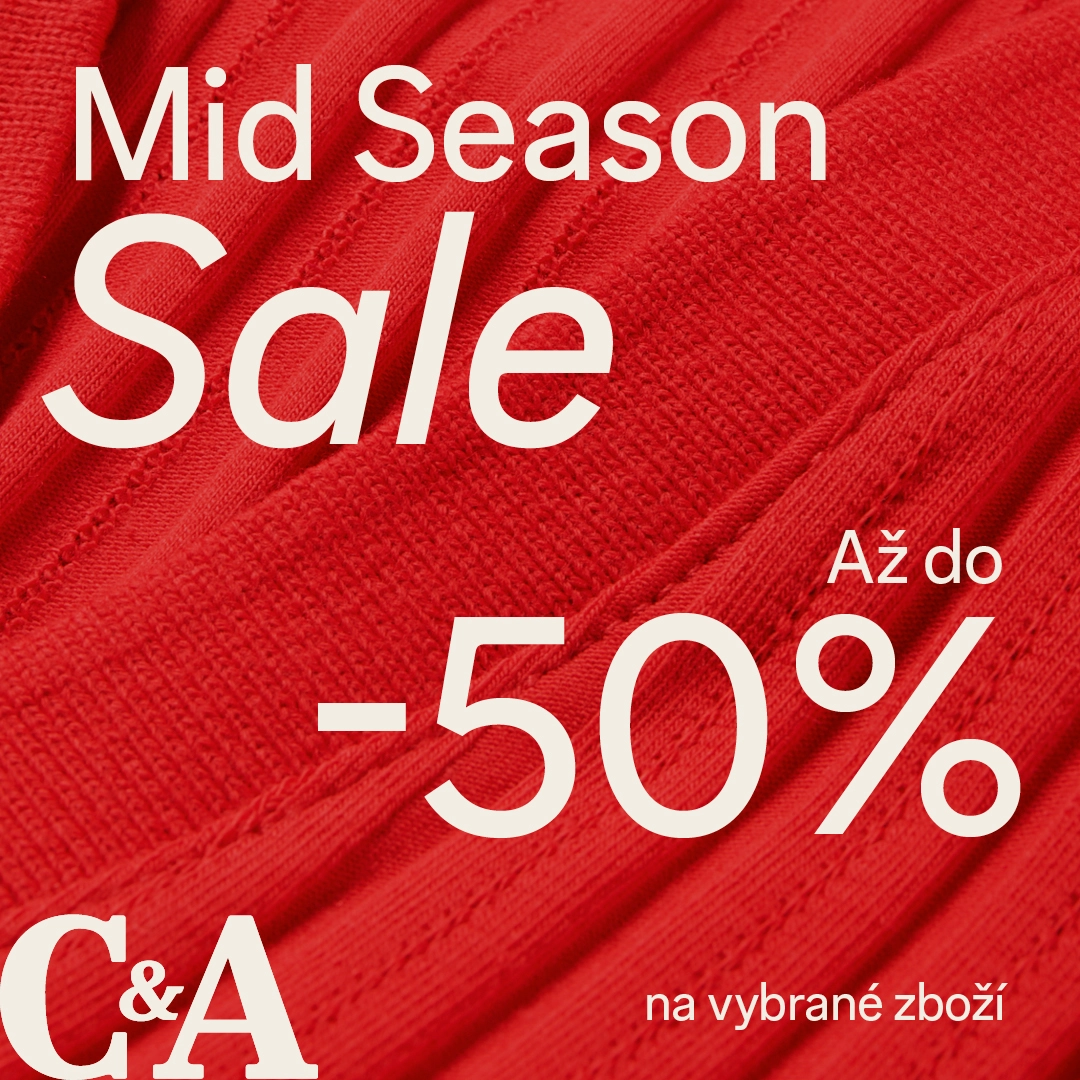 Mid Season Sale - sleva až do 50 % na vybrané zboží